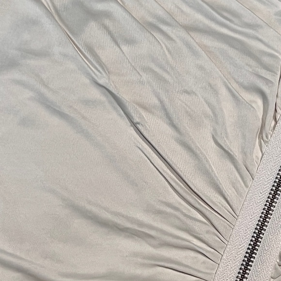 ALLSAINTS NWOT GISELE ROUCHED BODYCON ZIP DRESS - Picture 16 of 16